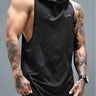 Breathable Workout Hooded Tank T-shirt - Trendociti