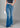 Button Fly Bootcut Jeans with Pockets - Trendociti