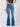 Button Fly Bootcut Jeans with Pockets - Trendociti