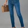Buttoned Skinny Jeans with Pockets - Trendociti