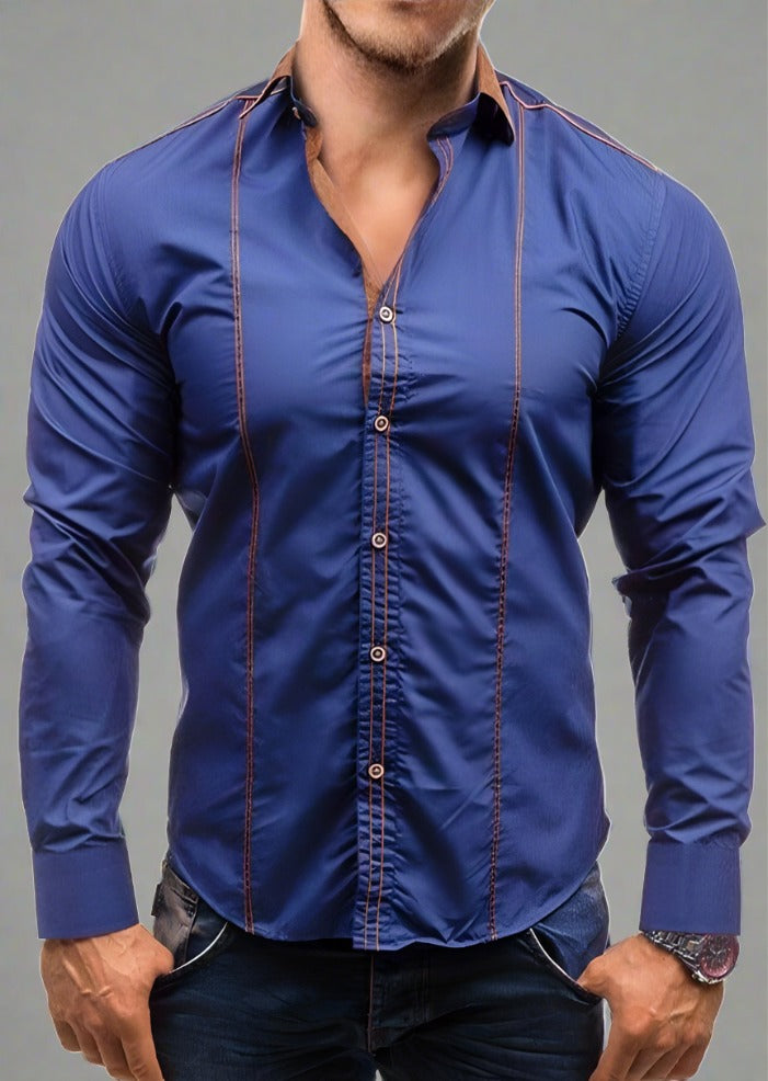 Casual Loose Long-sleeved Shirt - Trendociti