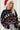 Christmas Print Crewneck Dropped Shoulder Sweater - Trendociti