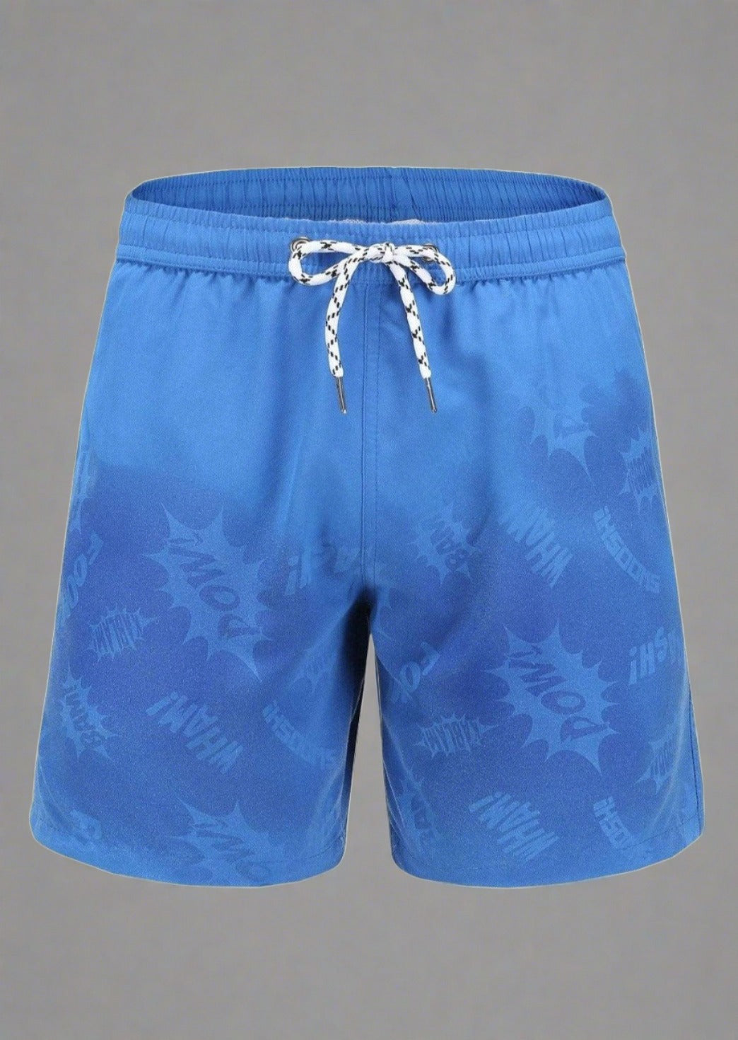 Color Change Magic Print Beach Swim Shorts - Trendociti