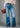Distressed Button-Fly Jeans with Pockets - Trendociti