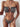Frill Trim Ruched Bikini Set - Trendociti