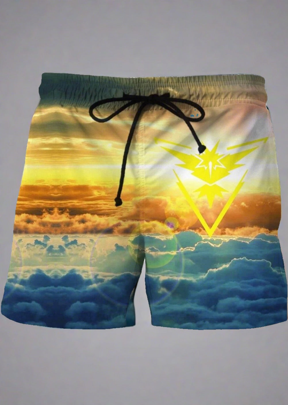 Hemp Print Quick Dry Beach Shorts - Trendociti