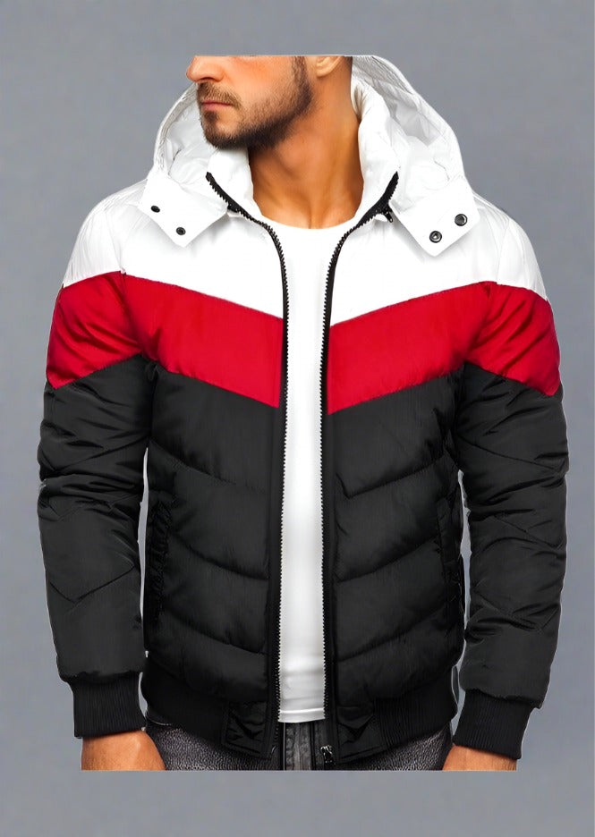 Hooded Cotton Polyester Winter Jacket - Trendociti