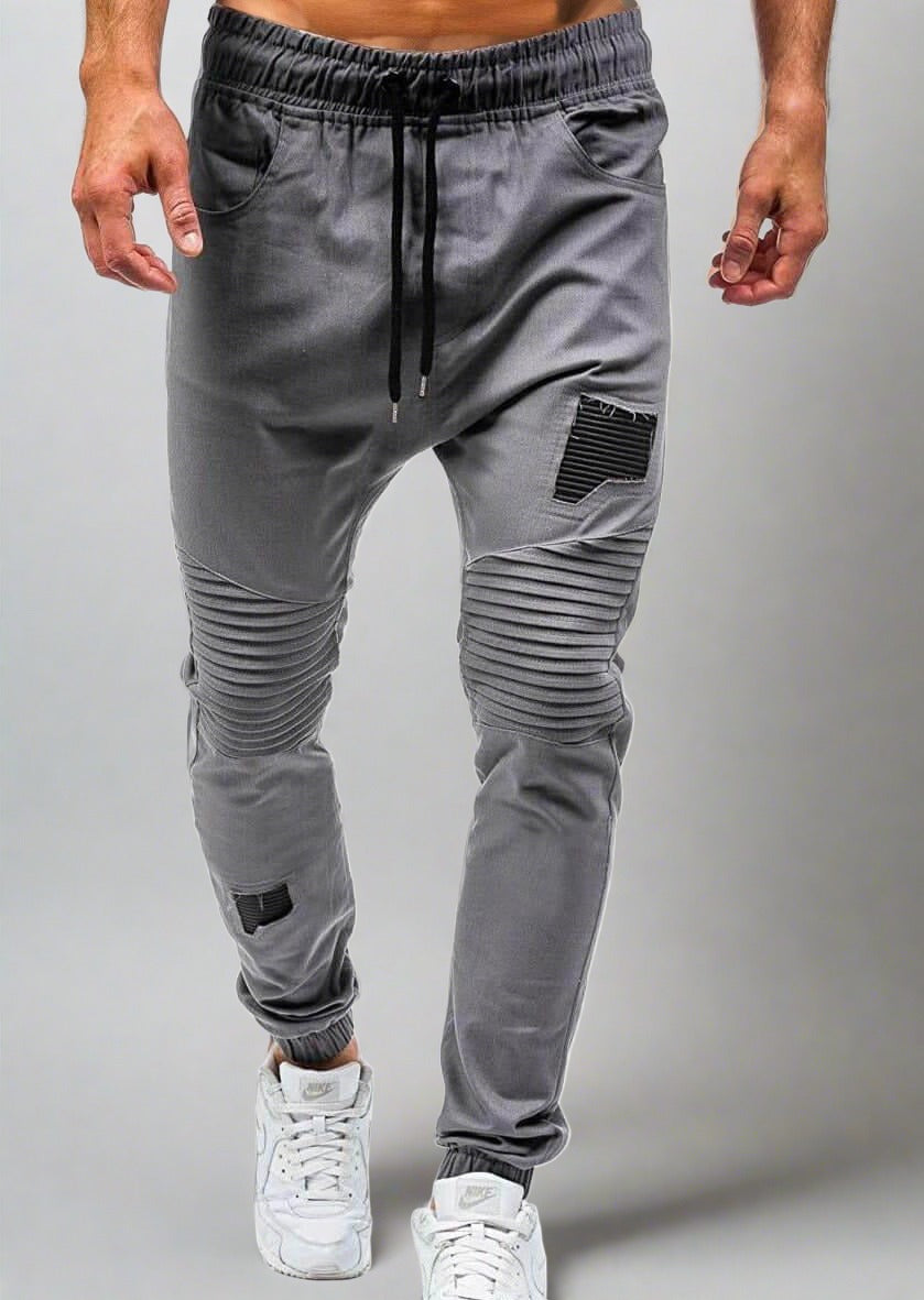 Lightweight Cotton Draw String Stylish Jogger Pants - Trendociti