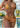 Marble Pattern Beach Bikini Swimwear Thong Set - Trendociti