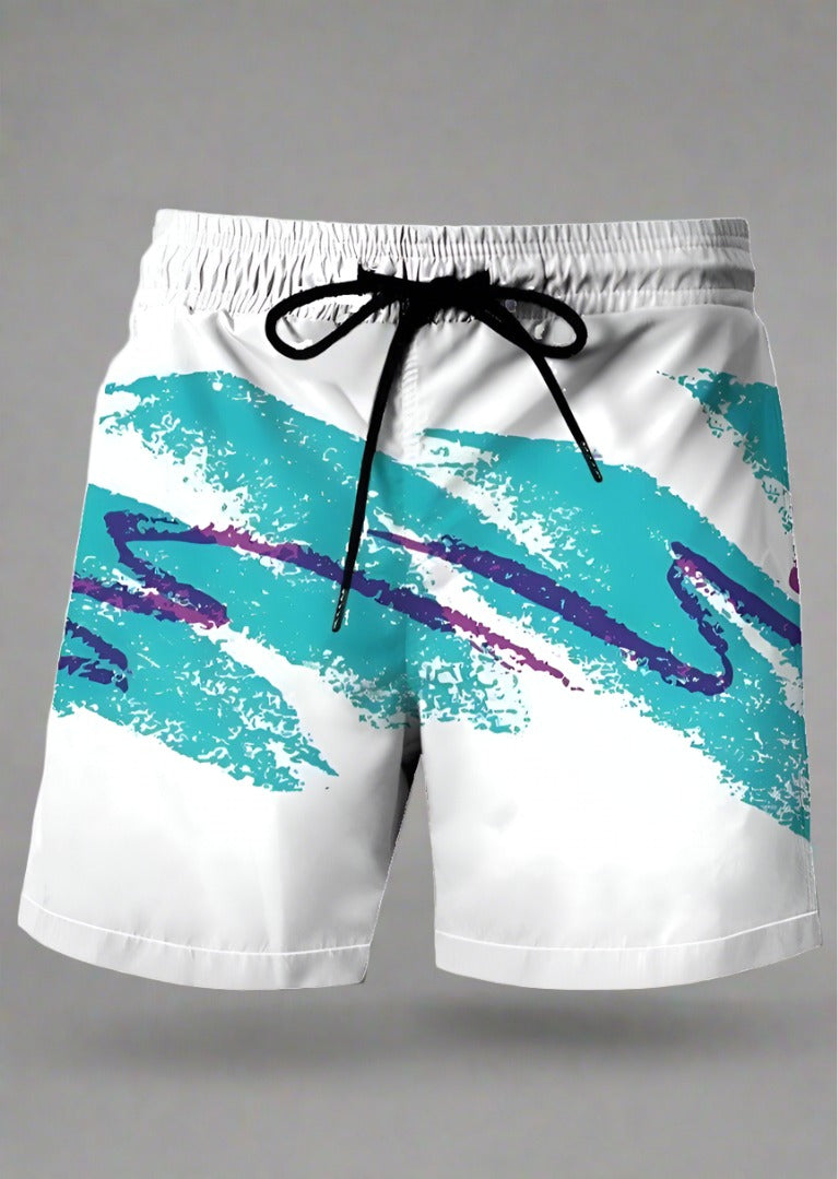 Men's Creative Art Beach Shorts - Trendociti