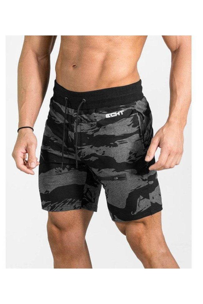 Men's Fitness Training Sports Camouflage Board Shorts - Trendociti
