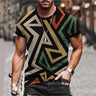 Men's New Fashion Print Simple Cotton T-shirt - Trendociti