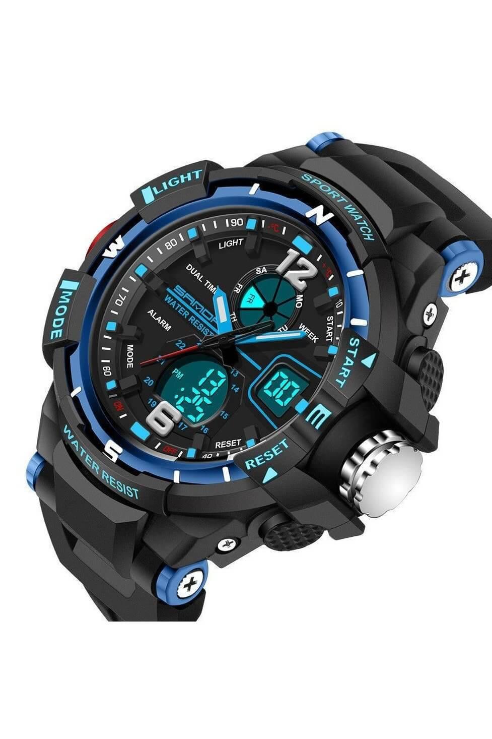 Men's Waterproof Sports Electronic Watch - Trendociti
