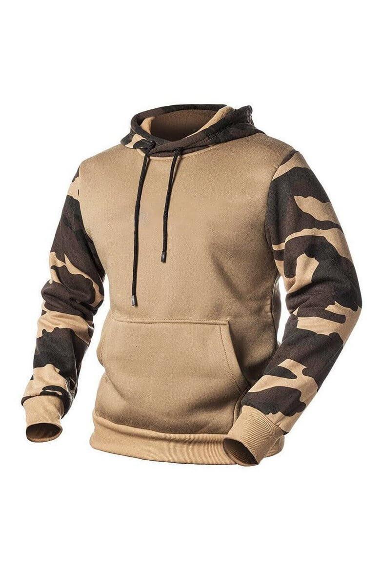 Men's Winter Leisure Camouflage Sweatshirt Hoodie - Trendociti