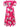 Pleated Floral Off-Shoulder Short Sleeve Midi Dress - Trendociti