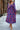Printed Balloon Sleeve Pocketed Midi Dress - Trendociti