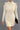 Ribbed Turtleneck Cold Shoulder Long Sleeve Mini Dress - Trendociti
