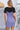 Round Neck Two-Tone Mini Dress - Trendociti