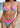 Sexy Tri-Color Split Thong Bikini - Trendociti