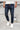 Slim Fit Drawstring Washed Style Denim Jeans - Trendociti