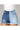 Split Color Long Zipper Summer Denim Shorts - Trendociti