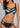 Striped Crisscross Tie-Back Bikini Set - Trendociti