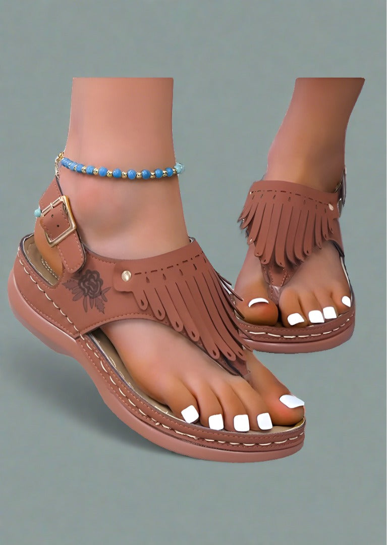 Summer Wedge Casual Sandals - Trendociti