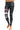 Women's Black Camo Pattern Stretch Fit Leggings - Trendociti