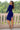 Sequin Round Neck Slit Dress - Trendociti